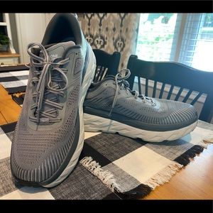 Hoka Bodi 7 men’s grey with white sole size 12.5